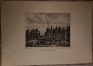 Estampe d'Ernest Jaime - Château de Randan