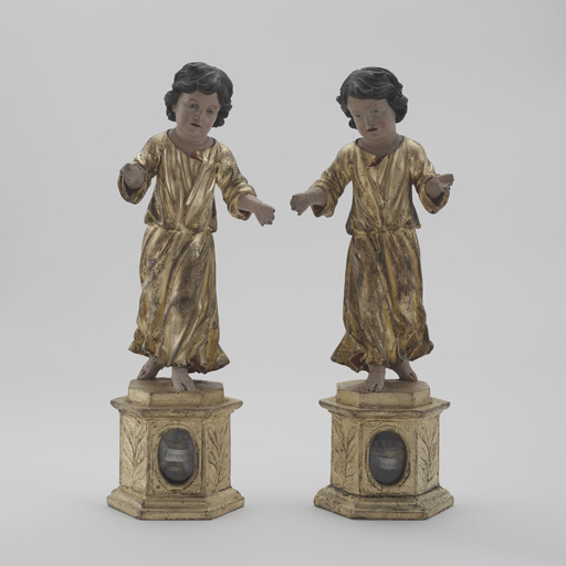 Reliquaires des saints Innocents (ensemble de 2 statues-reliquaires)