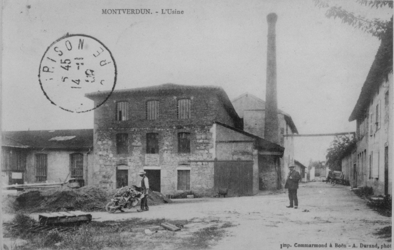 Clouterie, Papeteries de Montverdun, puis Papeterie du Forez (usine de papeterie et cartonnerie), puis usine de construction mécanique, puis usine de transformation des métaux, actuellement Forges du Lignon