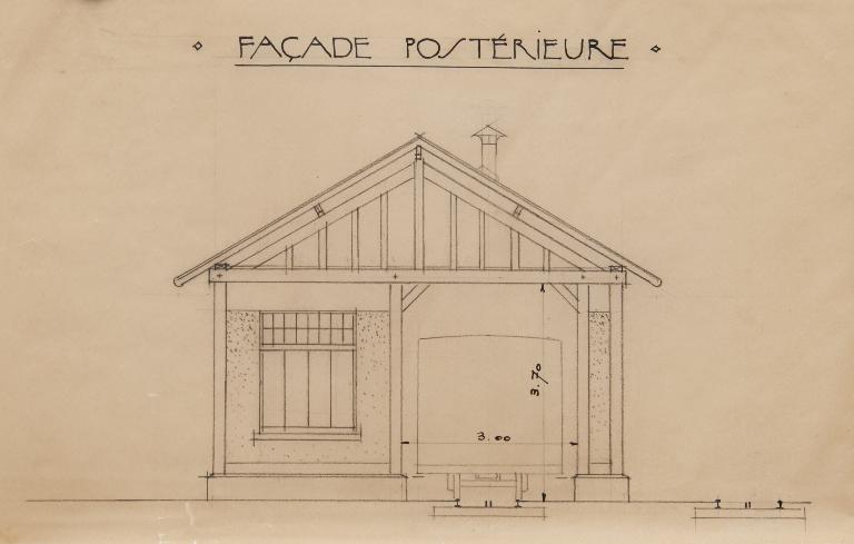 Gare d'arrivée du chemin de fer à crémaillère du Revard, puis supérette La Crémaillère, actuellement colonie de vacances de la ville de Pantin dit Centre La Crémaillère