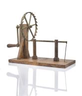 Instrument de démonstration en mécanique des solides : mécanisme à roue crantée