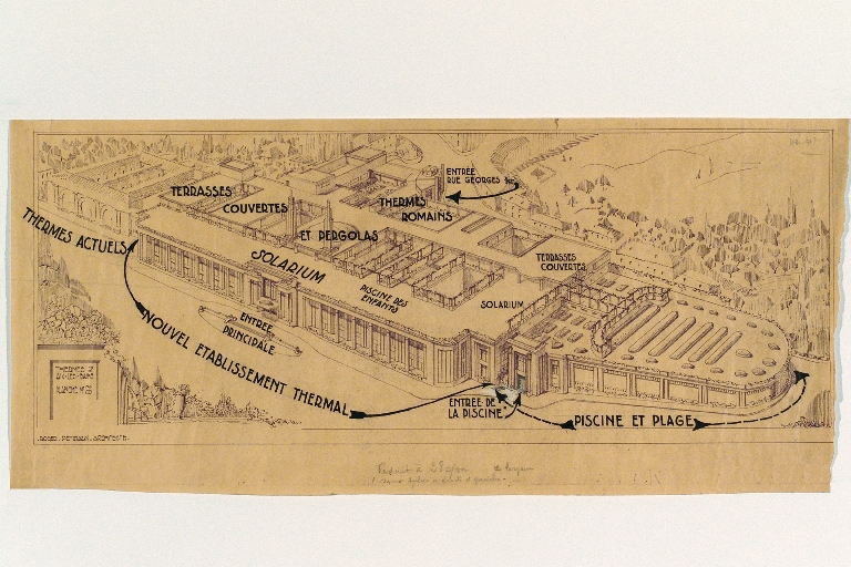 Établissement thermal, dit Thermes de Pétriaux ou Nouveaux Thermes