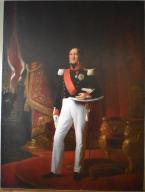Tableau de Louis Hersent (1831) - Portrait en pied du roi Louis-Philippe Ier en uniforme de la Garde nationale