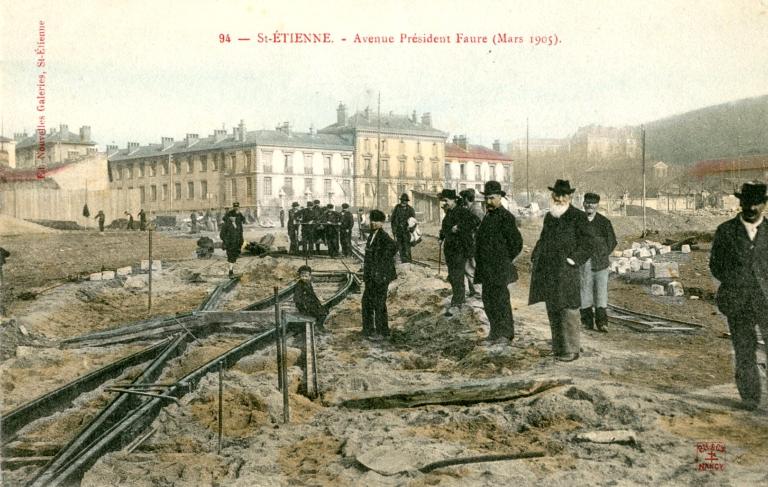 Lycée de garçons, actuellement lycée d'enseignement secondaire et supérieur Claude-Fauriel