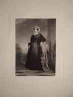 Lithographie de Joseph Skelton et James Hopwood - " Portrait d'Adélaïde d'Orléans "