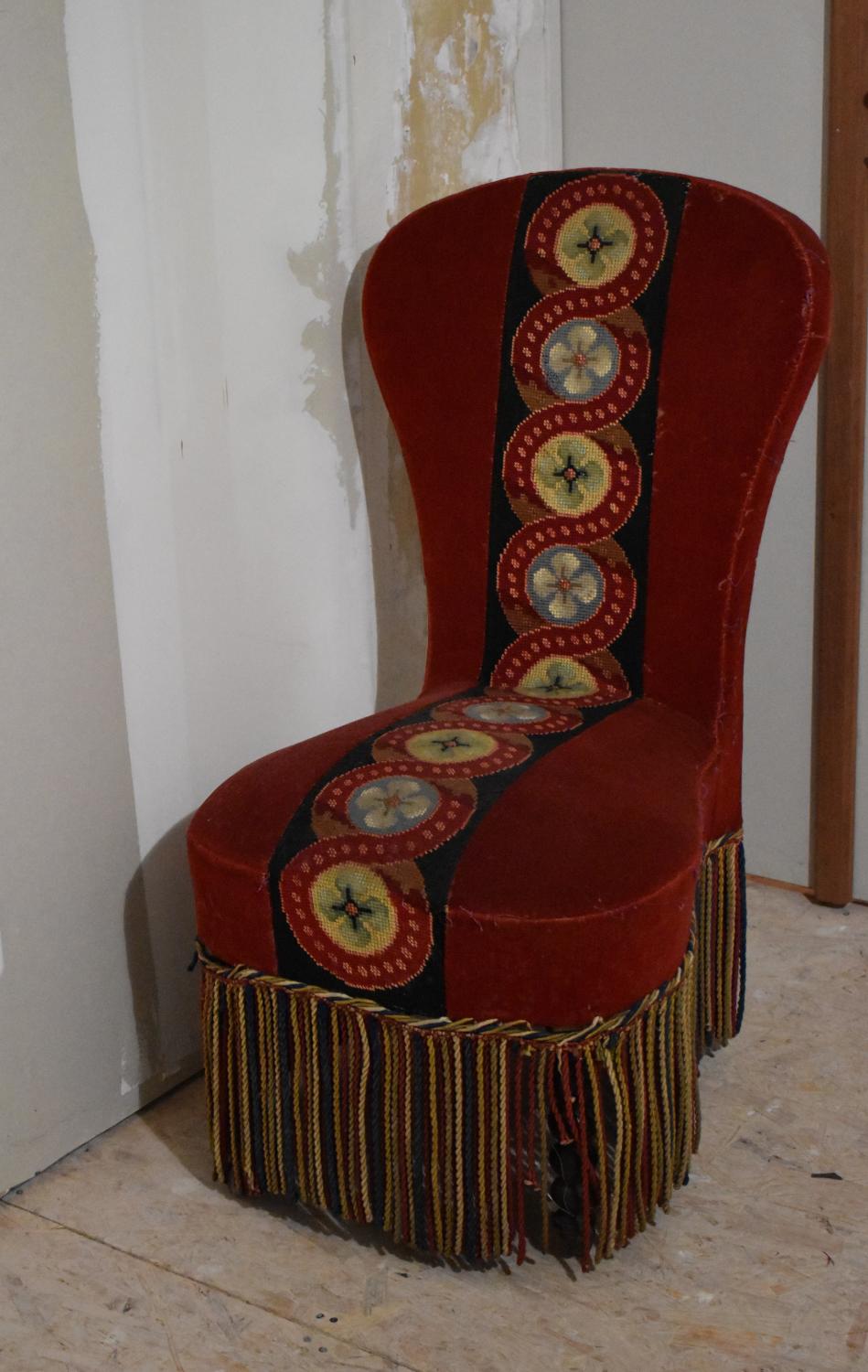 chaise n°1 d'un ensemble de chaises dites Pompadour