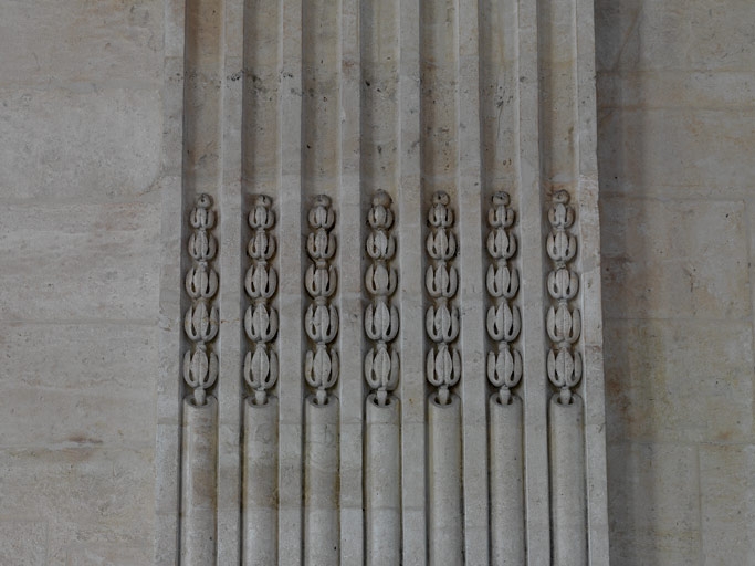 Ensemble du décor d'architecture du dôme Soufflot