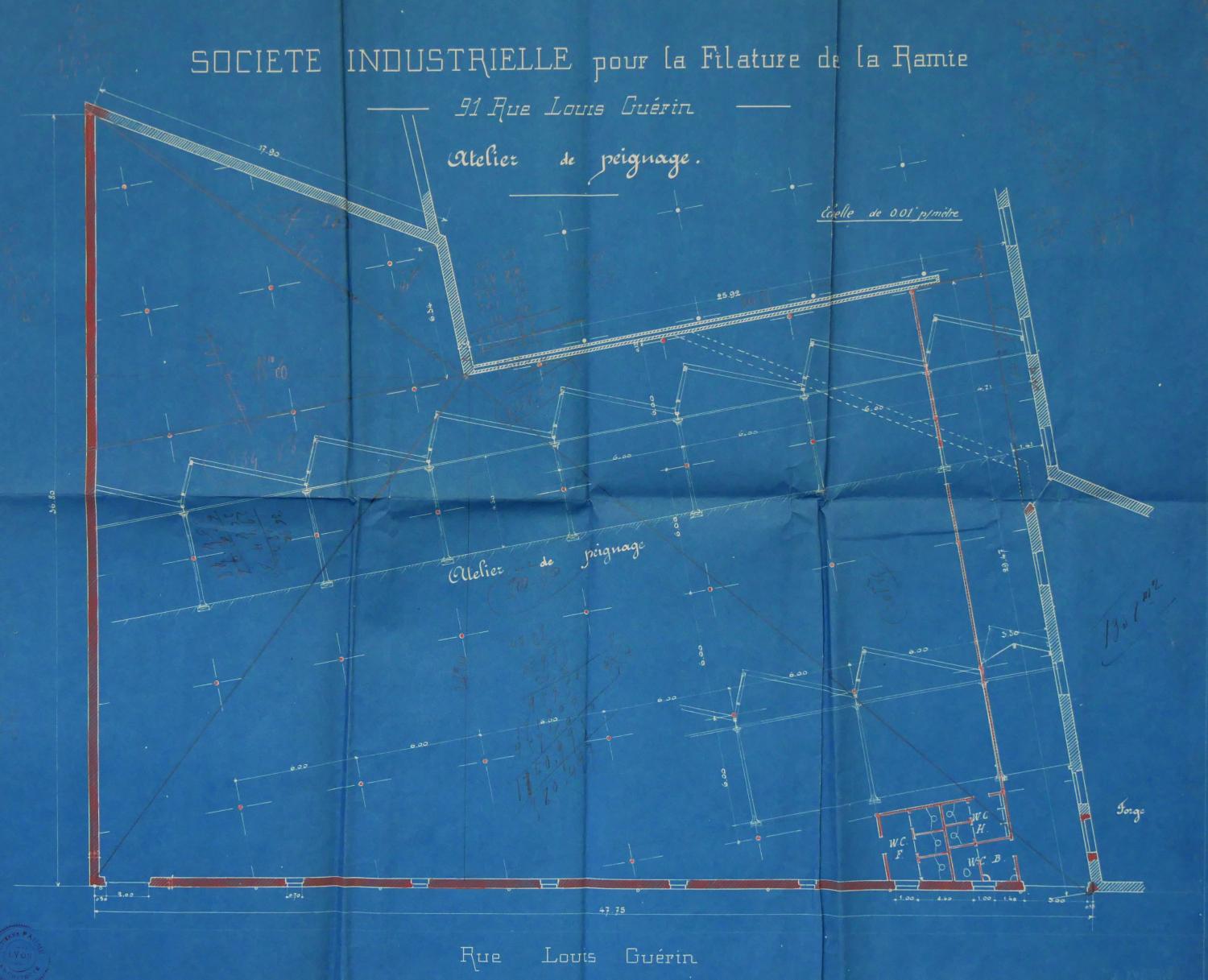 Filature dite Société Industrielle pour la Filature de la Ramie actuellement école professionnelle dite SEPR