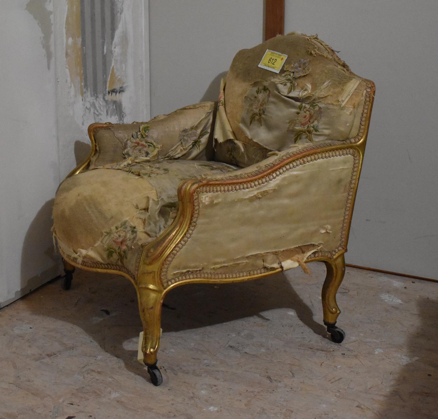 fauteuil (bergère à la reine)