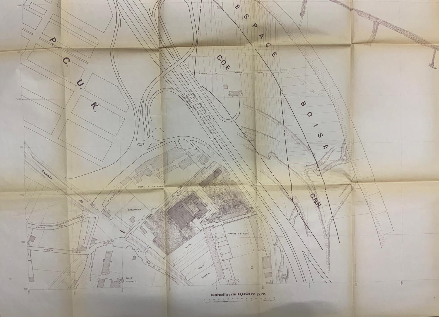 Plan usine Ugine Kuhlmann (PCUK), actuelle Arkema