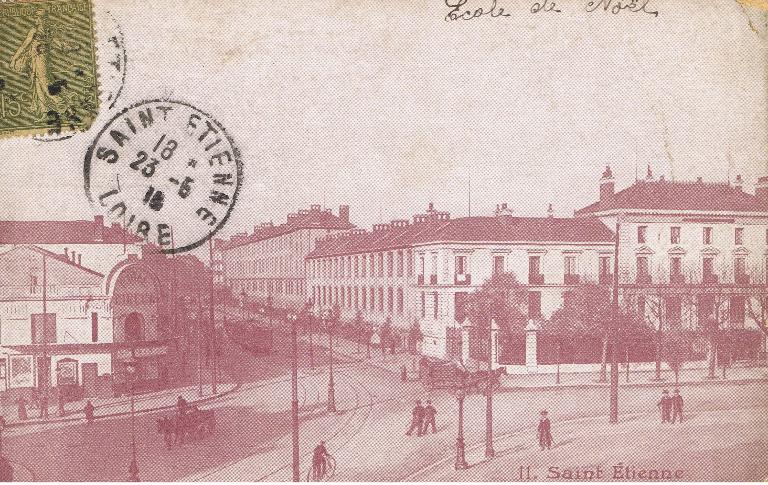 Lycée de garçons, actuellement lycée d'enseignement secondaire et supérieur Claude-Fauriel