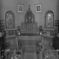 Gradins d'autel, tabernacle, exposition