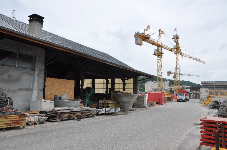 Edifice artisanal, Maison Grosse et Gerlat, puis usine de fabrication de matériaux de construction, entreprise de travaux publics, Entreprise Léon Grosse et Cie, actuellement Entreprise générale Léon Grosse