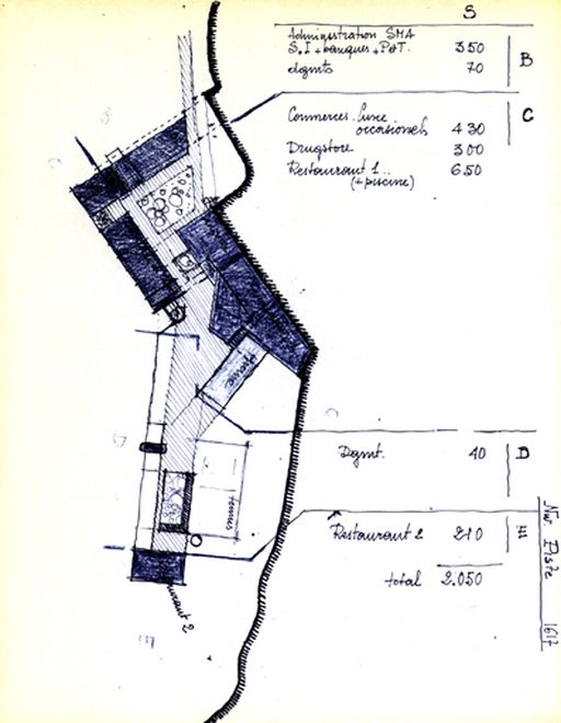 Station de sports d'hiver Arc 1600 - Pierre Blanche