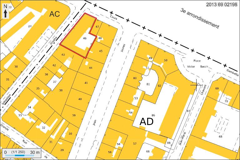 Caserne de gardiens de la paix, actuellement immeuble