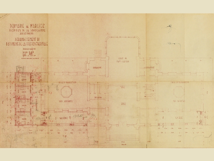 Établissement thermal, thermes de Marlioz