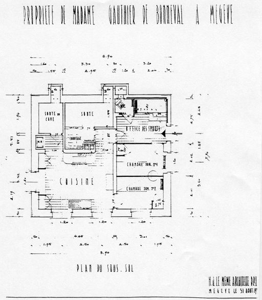 Maison, dite chalet les Eléphants