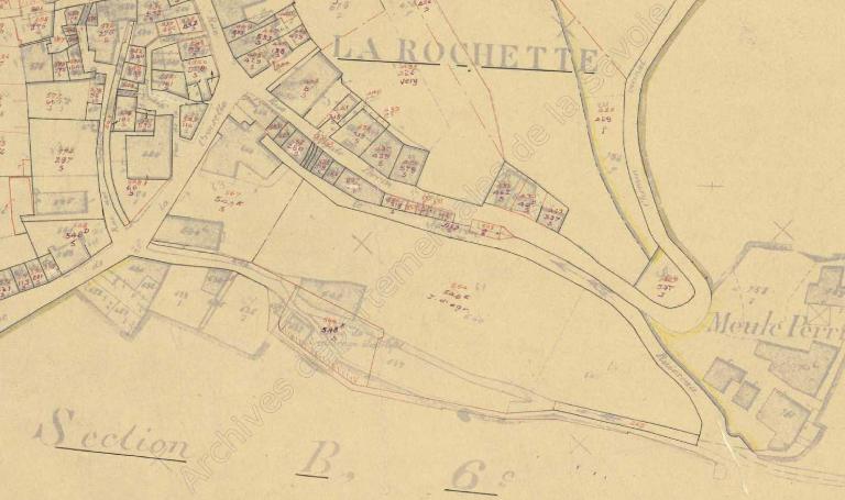 Martinet d'Hauteville puis moulin à huile Picollet puis Rey (détruit)