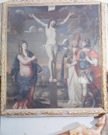 Tableau : Calvaire, avec saint Marcel et saint Menne