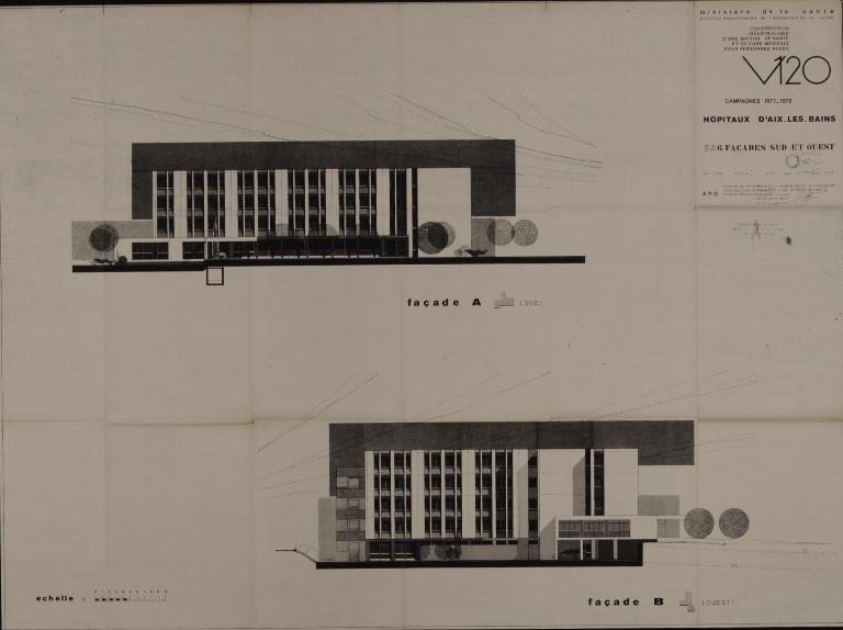 Maison de retraite, dite pavillon V 120 puis pavillon Françon