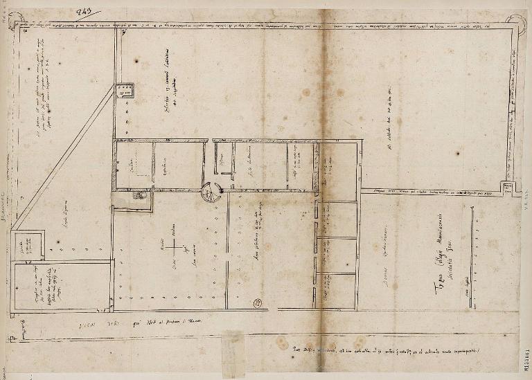 Plan d'état des lieux et des bâtiments à construire, 1605 (BnF, Est., FOL-HD-4 (9))
