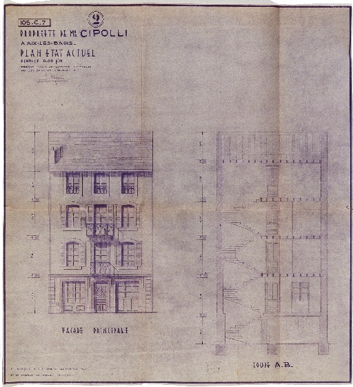 Immeuble, puis hôtel de voyageurs, Le petit Vatel