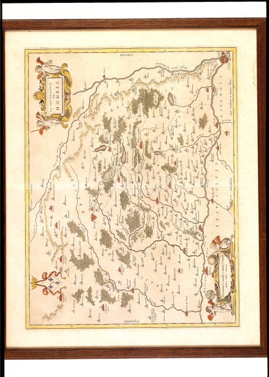 carte : la souveraineté de Dombes