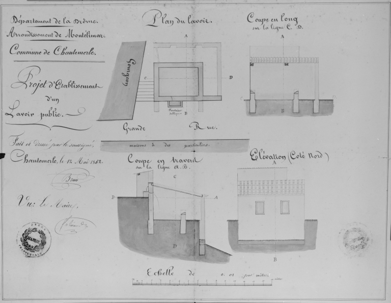 Les lavoirs du canton de Grignan