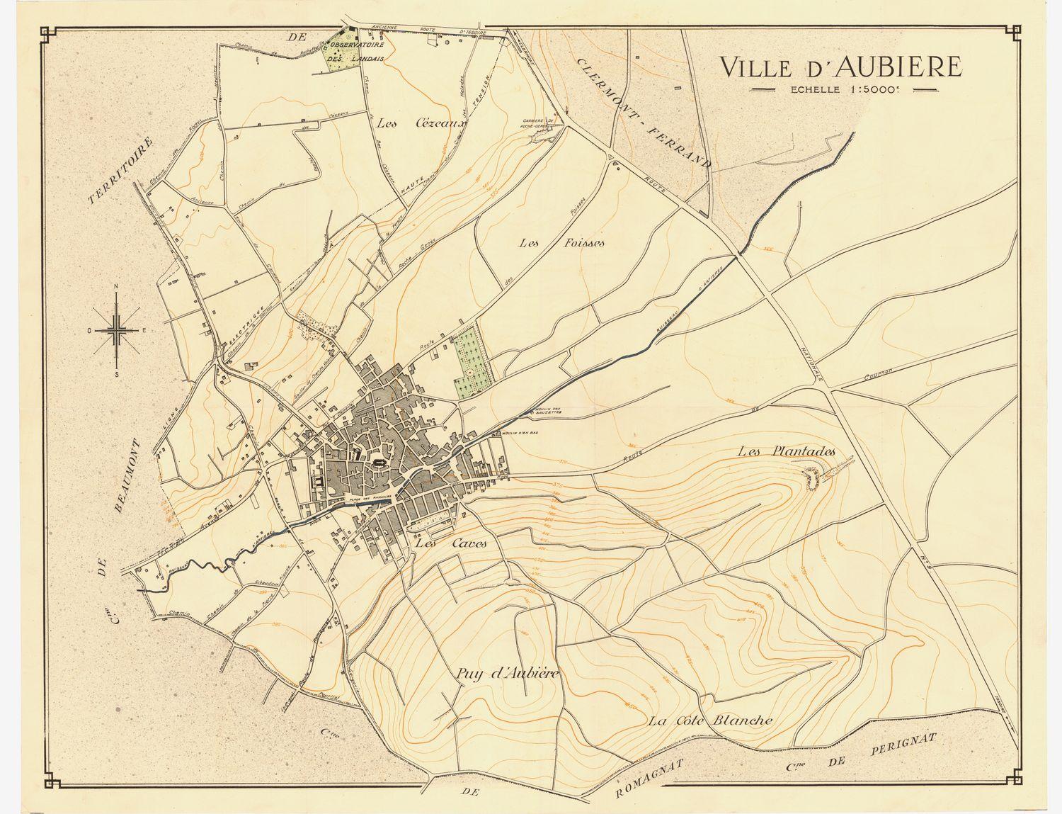 Villes en Auvergne : les formes urbaines.