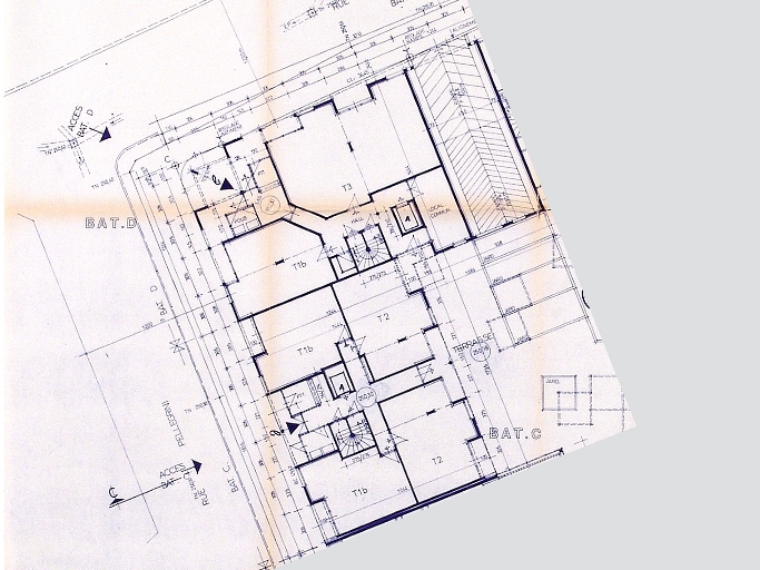 Immeuble, le Patio du parc