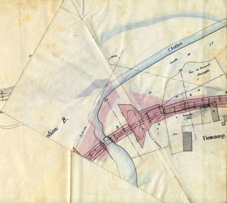 Ligne Viescamp-sous-Jallès - Laroquebrou - (Bergerac)