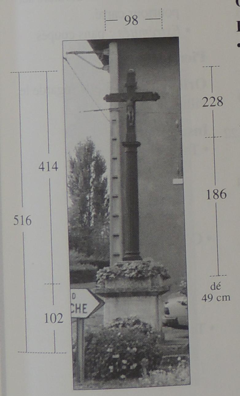 Croix de chemin : croix du Moine