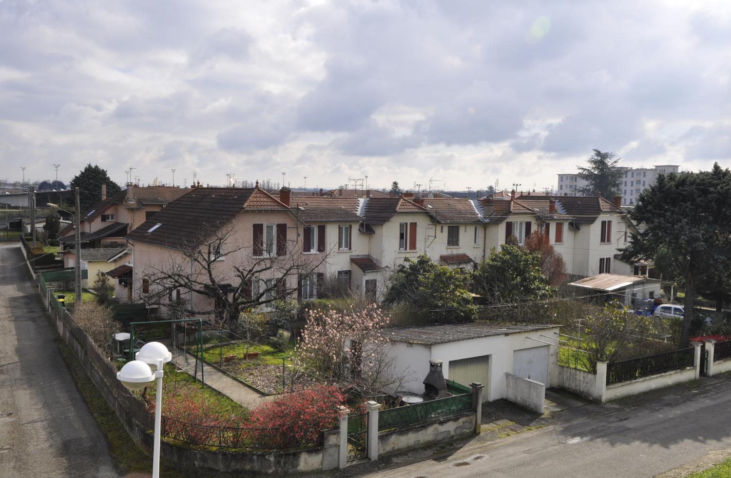 cité ouvrière de l'ancienne Société lyonnaise de soie artificielle dite Grandes maisons de la SLSA