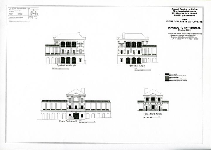 École normale d'institutrices, puis institut de formation des maîtres, actuellement collège