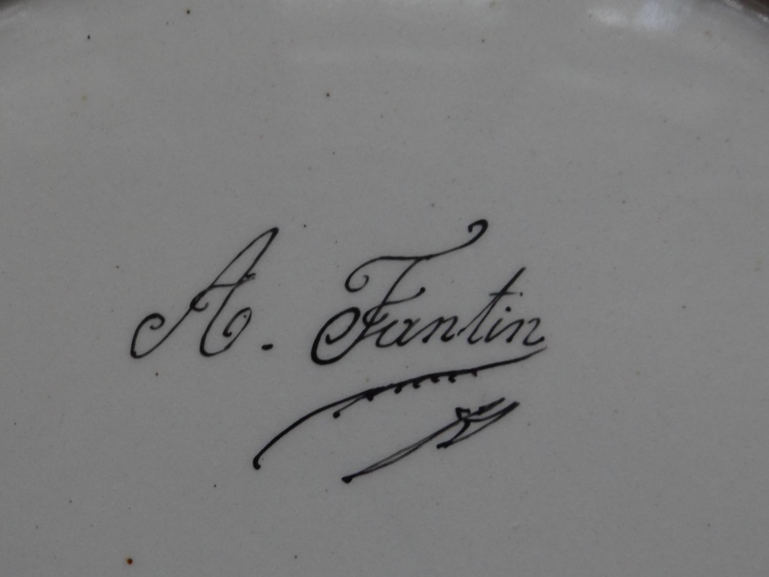 Plat souvenir avec une vue du château de Randan