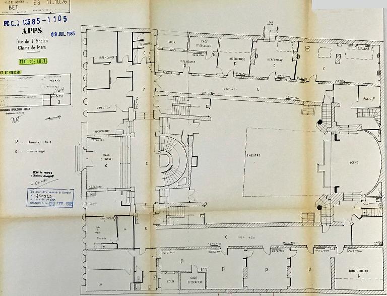 Centre de formation d'apprentis, actuellement lycée d'enseignement général, technologique et professionnel Jean-Jaurès