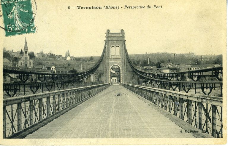 Pont routier de Vernaison (détruit)