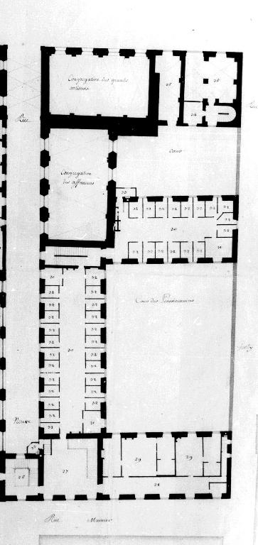 Bureaux de l'intendance du lycée Ampère