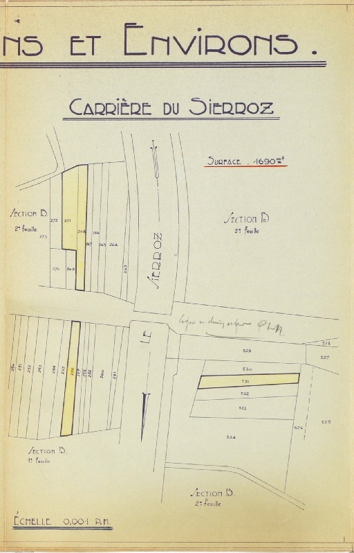 Edifice artisanal, Maison Grosse et Gerlat, puis usine de fabrication de matériaux de construction, entreprise de travaux publics, Entreprise Léon Grosse et Cie, actuellement Entreprise générale Léon Grosse