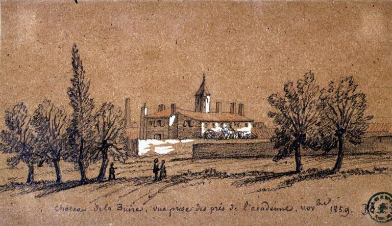 Maison forte dite château de la Buire, couvent de petites soeurs de l'Assomption, école de rééducation professionnelle de blessés militaires de la Ville de Lyon dite école Joffre, maison des étudiantes Lirondelle