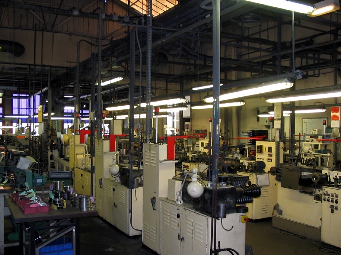 Usine de petit matériel électrique dite Lampes Visseaux, puis Claude, Paz et Visseaux, puis I.T.T. puis G.T.E., actuellement Sylvania Lighting International France (S.L.I. France)