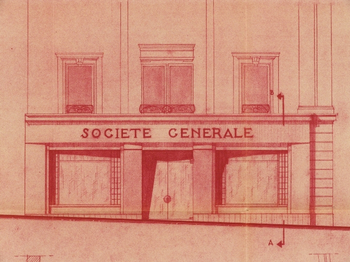 Immeuble, banque Société Générale