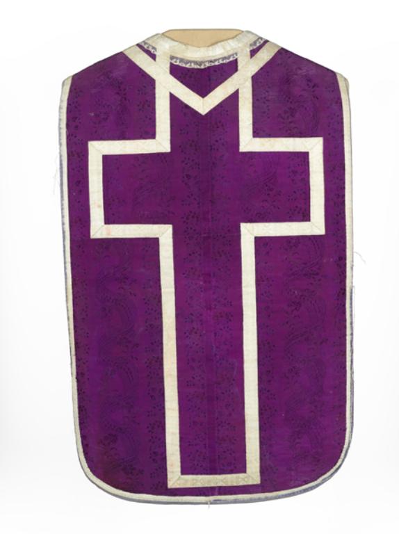 chasuble, voile de calice : ornement violet n°1