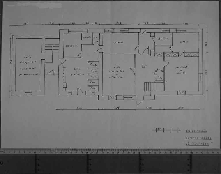 Maison d'Arboriculteur dite Maison Clos des Planches, actuellement Centre Social le Tournesol