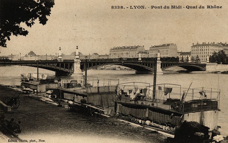 Pont du Midi, puis premier pont Galliéni (détruit)