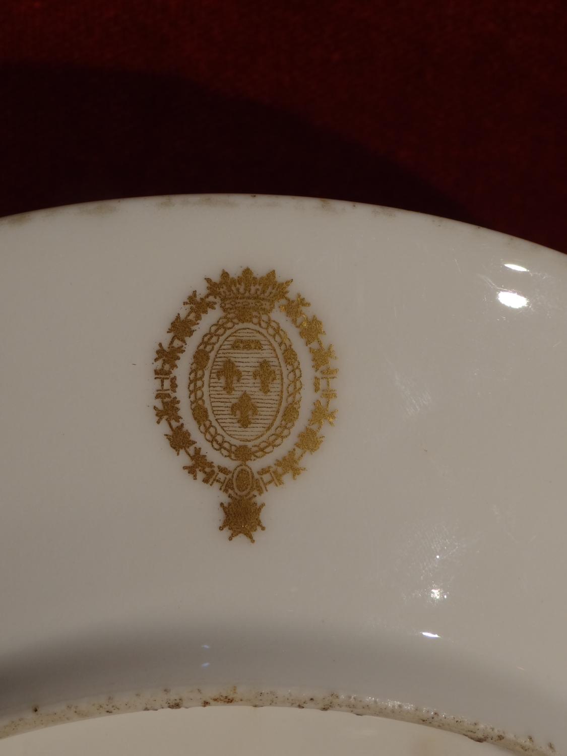 Ensemble de deux assiettes du service de Dreux