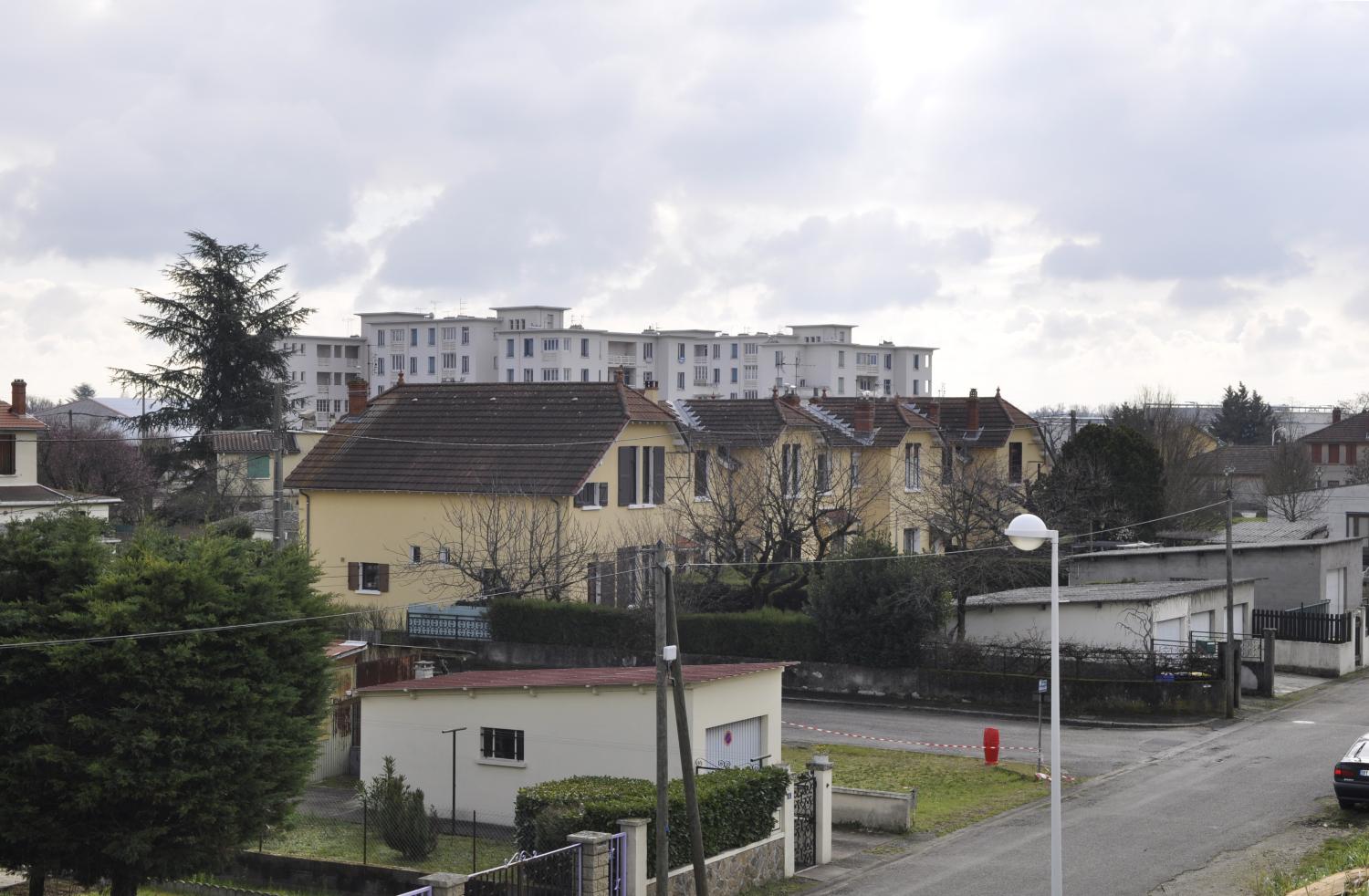 cité ouvrière de l'ancienne Société lyonnaise de soie artificielle dite Grandes maisons de la SLSA