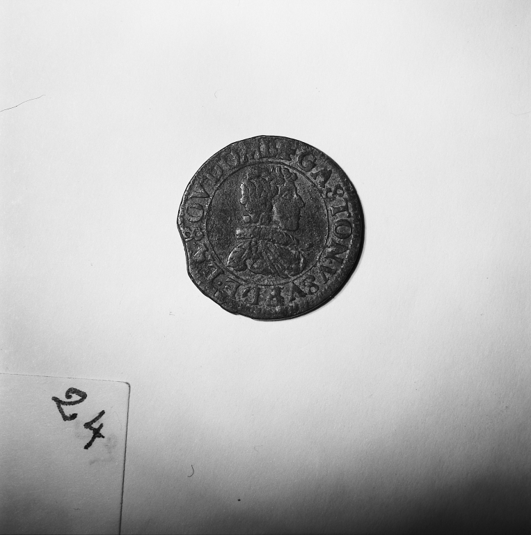 monnaies (20) (douzain, double tournois, liard) (52 à 71), de Gaston d'Orléans, prince usufruitier de la souveraineté de Dombes