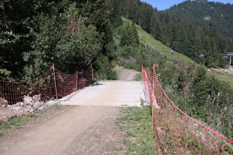 Passerelle VTT de Plaine Dranse