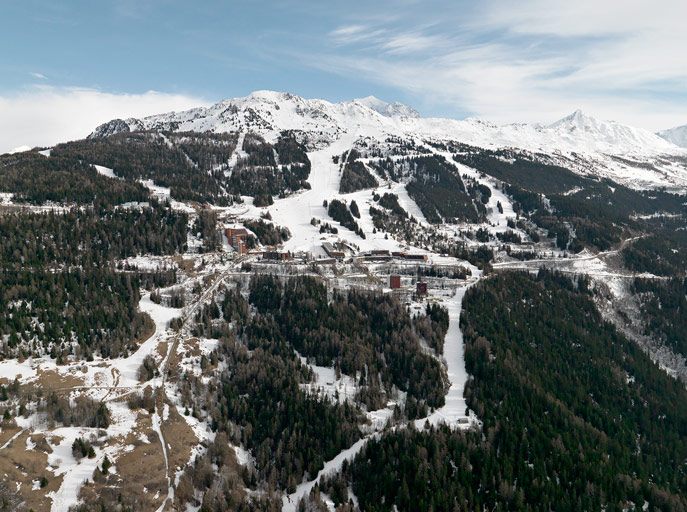 Station de sports d'hiver Arc 1600 - Pierre Blanche